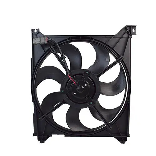 A/C CONDENSER FAN MOTOR & SHROUD