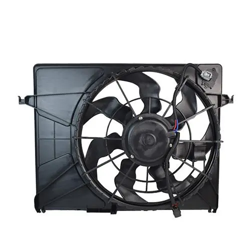 A/C CONDENSER FAN MOTOR & SHROUD