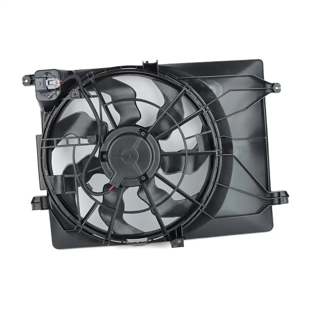 A/C CONDENSER FAN MOTOR & SHROUD