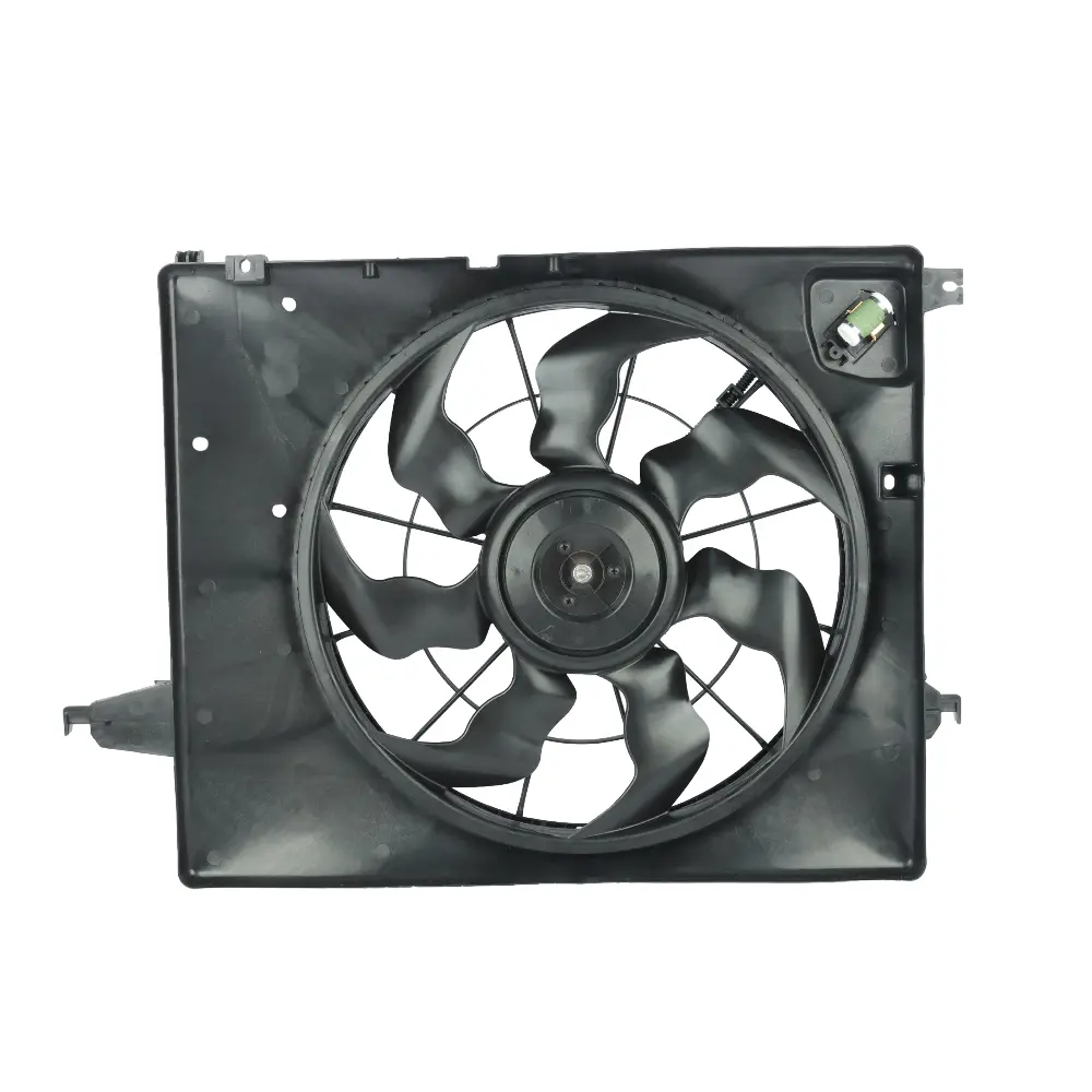 A/C CONDENSER FAN MOTOR & SHROUD