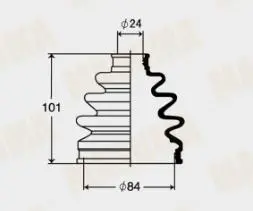 AXLE SHAFT BOOT KIT (CV SHAFT REPAIR KIT)