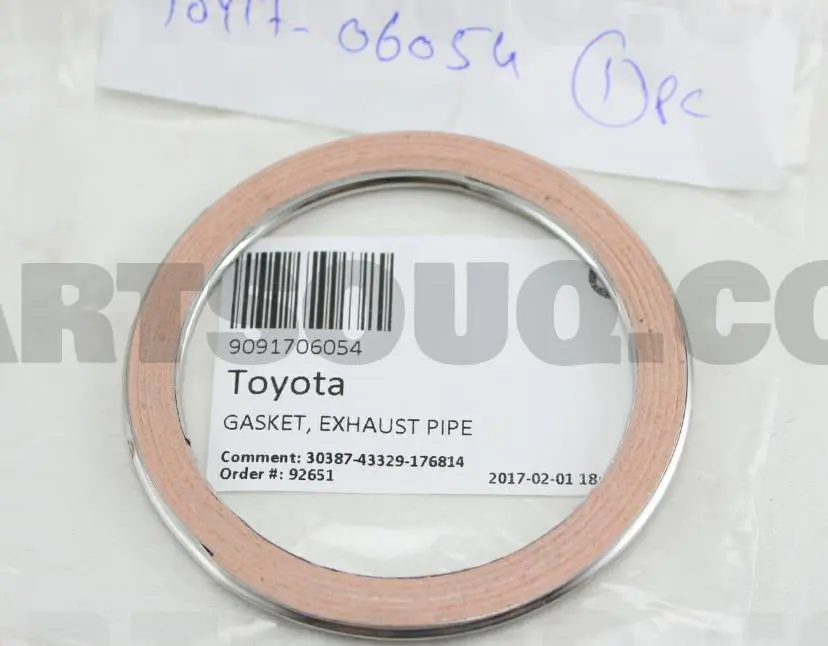 SEAL RING,EXHAUST PIPE