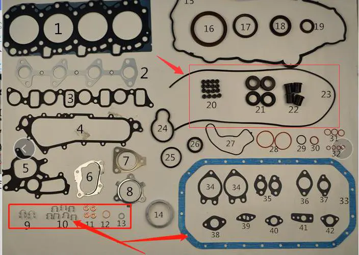 ENGINE OVERHAUL GASKET KITS
