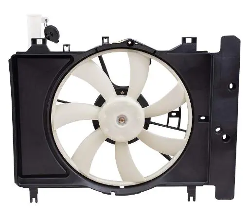 A/C CONDENSER FAN MOTOR & SHROUD
