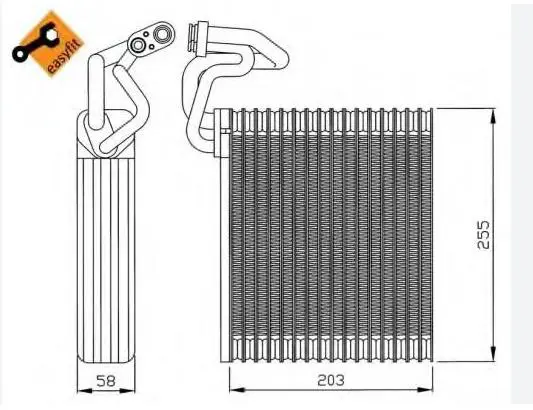 A/C EVAPORATOR