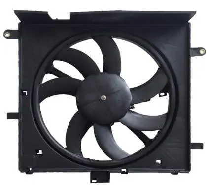 A/C CONDENSER FAN MOTOR & SHROUD