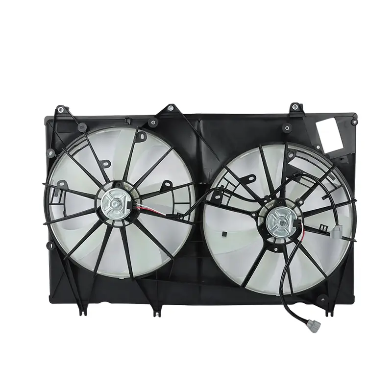 A/C CONDENSER FAN MOTOR & SHROUD